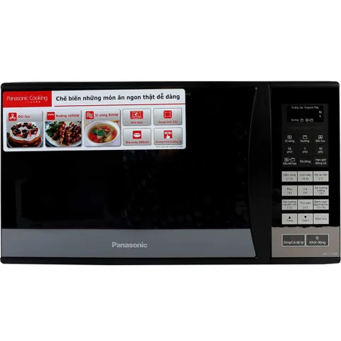 Lò Vi Sóng Nướng Panasonic PALM-NN-CT36HBYUE 23L - Đa Chức Năng 800W, Hẹn Giờ, 14 Thực Đơn Nấu Tự Động, Hàng Chính Hãng