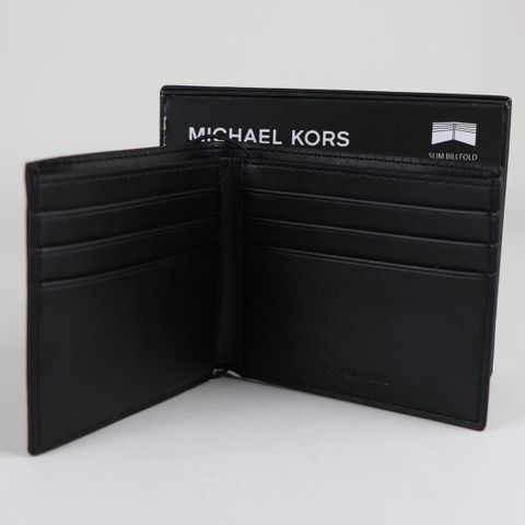 Ví Nam Michael Kors Màu Đen Logo - Kích Thước 8x10.5 cm - Phong Cách Sang Trọng và Thời Thượng Cho Nam Giới