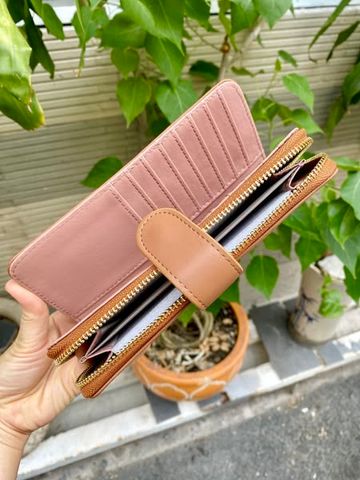 Ví Nữ Valentino Màu Nâu Sang Trọng Size 19.5x5 cm - Phụ Kiện Thời Trang Đẳng Cấp Cho Phái Đẹp