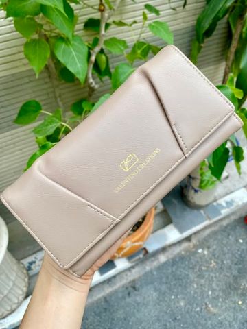 Ví Valentino nữ da thật màu nâu sáng 195x9 VCW0711-06-E2 - Phụ kiện thời trang sang trọng & tinh tế cho phái đẹp