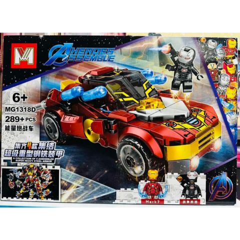 Lắp ráp xe siêu anh hùng Avengers có 4 phân loại MG1318A MG1318B MG1318C MG1318D