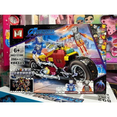 Lắp ráp xe siêu anh hùng Avengers có 4 phân loại MG1318A MG1318B MG1318C MG1318D