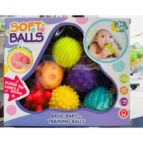 Bóng cao su mềm phát âm thanh Soft Balls have a voice 1866