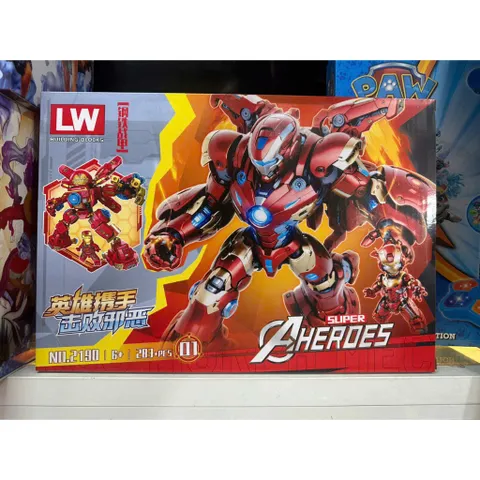 Lắp ráp siêu anh hùng Super Heroes có 4 phân loại 2190-1 2190-2 2190-3 2190-4