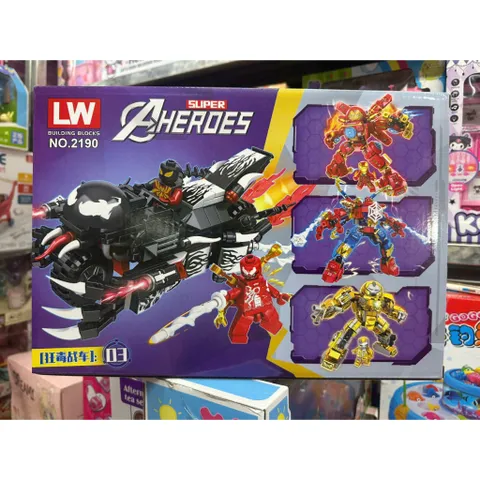 Lắp ráp siêu anh hùng Super Heroes có 4 phân loại 2190-1 2190-2 2190-3 2190-4