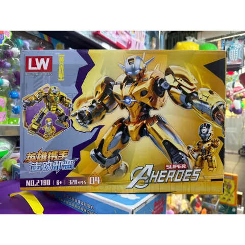 Lắp ráp siêu anh hùng Super Heroes có 4 phân loại 2190-1 2190-2 2190-3 2190-4