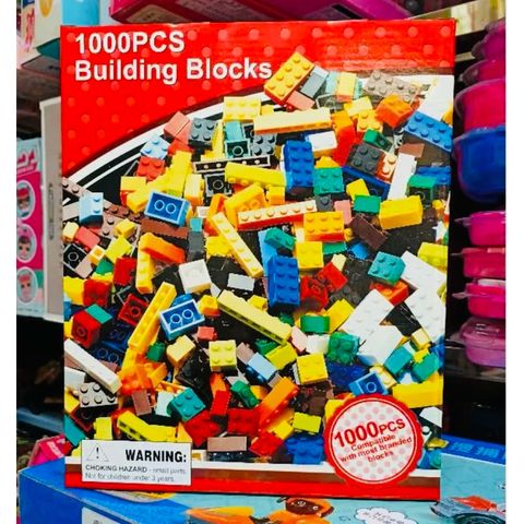 Bộ lắp ráp xây dựng Bulding Blocks 1000 chi tiết 10800, đồ chơi lắp ráp sáng tạo