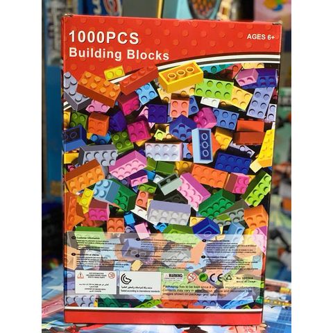 Bộ lắp ráp xây dựng Bulding Blocks 1000 chi tiết 10800, đồ chơi lắp ráp sáng tạo