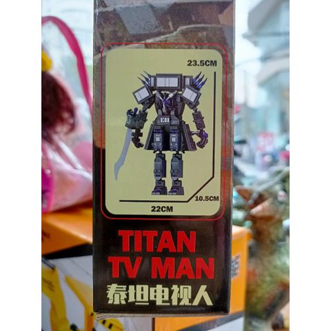 SKIBIDI TOILET JX042 TITAN TV MAN - Đồ chơi lắp ráp