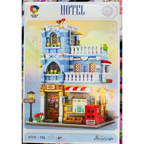 JIQILE 47119 HOTEL - Đồ chơi lắp ráp mô hình khách sạn