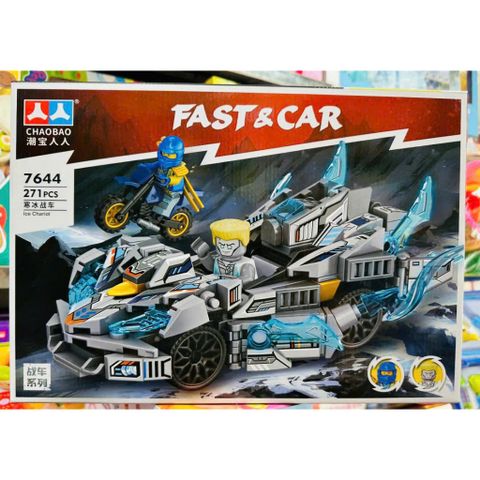 Bộ lắp ráp CHAOBAO 7644 Fast & Car mô hình xe ô tô đua thể thao