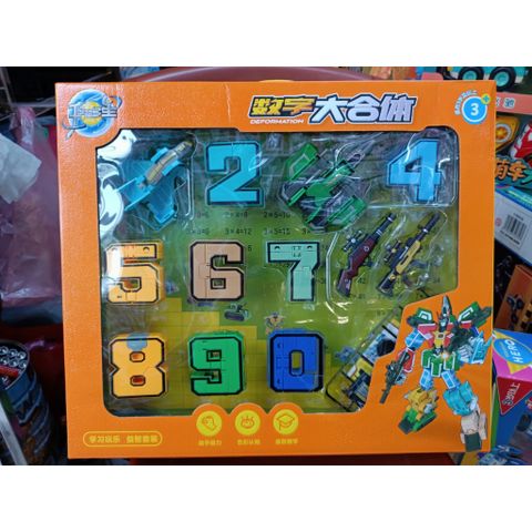 Bộ đồ chơi lắp ghép robot từ các con số tự nhiên (188-180) CHỌN NGẪU NHIÊN