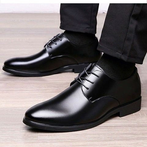 Giầy Tây Nam Da Mềm Buộc Dây - Phong Cách Lịch Lãm Dễ Phối Đồ Cho Công Sở
