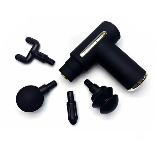 Súng Massage Cầm Tay I-Gun Mini - Thiết Bị Giảm Đau Cơ Bắp, Chế Độ Touch & Turbo, 4 Đầu Massage, Pin Sạc Type-C