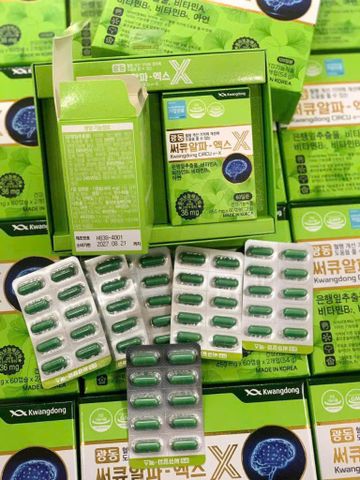 Viên uống bổ não Kwangdong Hàn Quốc 120 viên - Tăng cường trí nhớ, hỗ trợ tuần hoàn não và giảm đau đầu hiệu quả