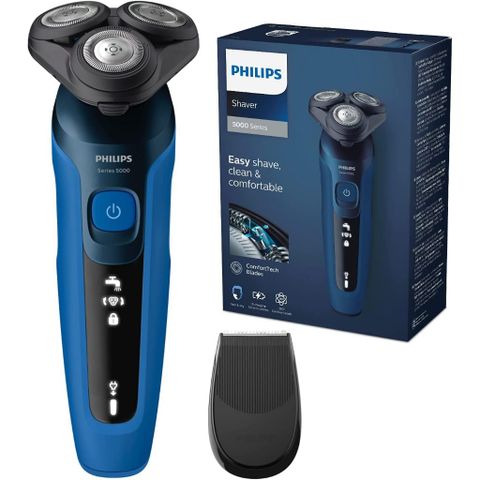 Máy Cạo Râu Philips Series 5000 S5466/17 - Cạo Sát, Thoải Mái, Hệ Thống Cạo 360 Độ, Chống Nước, Bảo Hành 24 Tháng