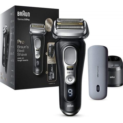 Máy Cạo Râu Điện Braun Series 9 Pro 9470CC Noir - Công Nghệ Tiên Tiến, Sạc Nhanh và Trạm Làm Sạch 5 Trong 1, Xuất Xứ Đức