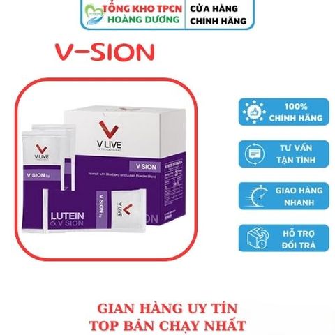 CHÍNH HÃNG V-Sion V-Live tăng thị lực giúp mắt sáng long lanh, giảm tác hại khi sử dụng điện thoại, xem tivi và máy tính