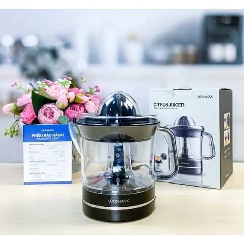 Máy Vắt Cam LocknLock EJJ236 (700ml) 40W Màu Đen - Máy Xay Trái Cây Tiện Lợi, Thiết Kế Gọn Nhẹ Cho Bếp Thêm Sang Trọng