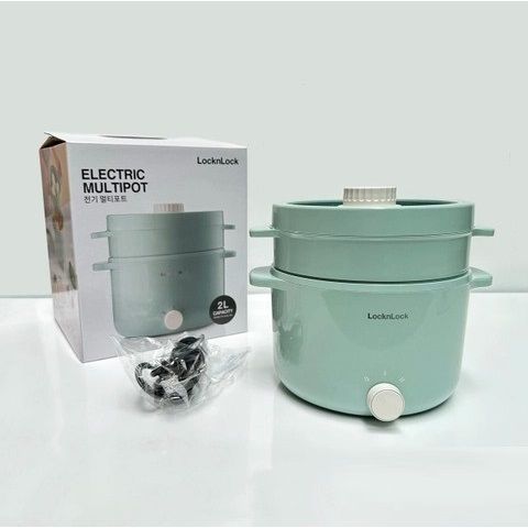 Nồi Lẩu Điện Đa Năng LocknLock EJP331BLK 5L - Nồi Điện Mini EJP316BLK 1.2L và EJP156MIT 2L - Tiết Kiệm Điện, Đa Chức Năng