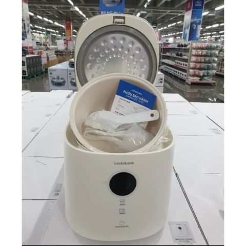 Nồi Cơm Điện LocknLock Bianco Nemo 1.2L EJR384IVY - 6 Chế Độ, Màn Hình LCD, Bảo Hành 2 Năm, Thiết Kế Sang Trọng, Dễ Vệ Sinh