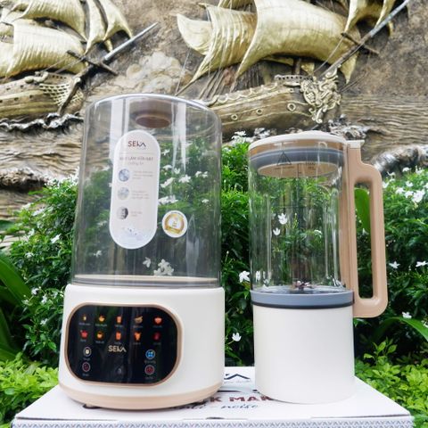 Máy Làm Sữa Hạt SEKA E500 Chống Ồn 1,5L - Đa Năng 10 Chức Năng, Bảo Hành 2 Năm - Thiết Kế Sang Trọng, An Toàn, Tiêu Chuẩn Nhật Bản