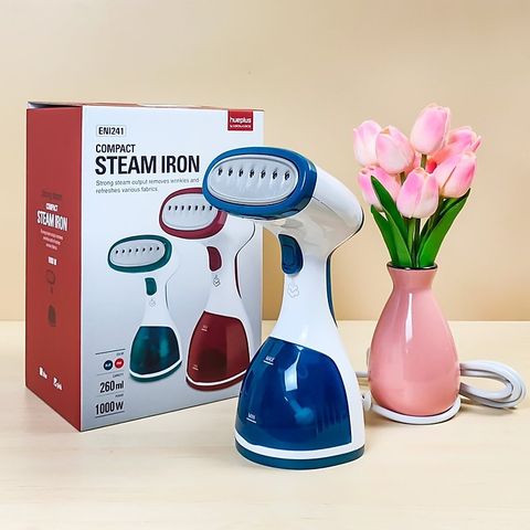 Bàn Là Hơi Nước Cầm Tay Locknlock 1000W ENI148WHT - Thiết Kế Gọn Nhẹ, Chức Năng Xịt Hơi Tiện Lợi, Bảo Hành 2 Năm
