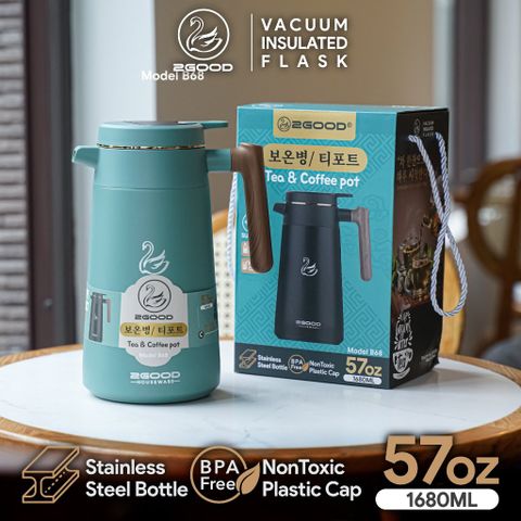 Phích Giữ Nhiệt 2GOOD B16/B13/B68/B52/B30 - Bình Pha Trà 1.8L/1L/2.1L Giữ Nóng/Lạnh 24h - Thiết Kế Hiện Đại, An Toàn Thực Phẩm