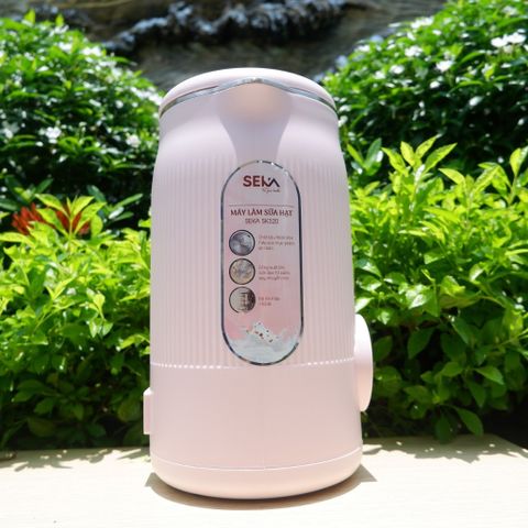 Máy Làm Sữa Hạt Mini SEKA SKG450 (Model Cũ SK320) Đa Năng 8in1 - 1.2L - Công Suất 800W, Lưỡi Dao Inox 10 Cánh, Bảo Hành 2 Năm