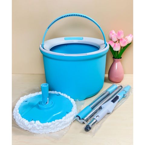Bộ Cây Lau Nhà Mini Thép Không Gỉ LocknLock ETM494 & ETM461 - Cây Lau Nước, Thiết Kế Tiện Lợi, Đa Năng, Giúp Dọn Dẹp Hiệu Quả