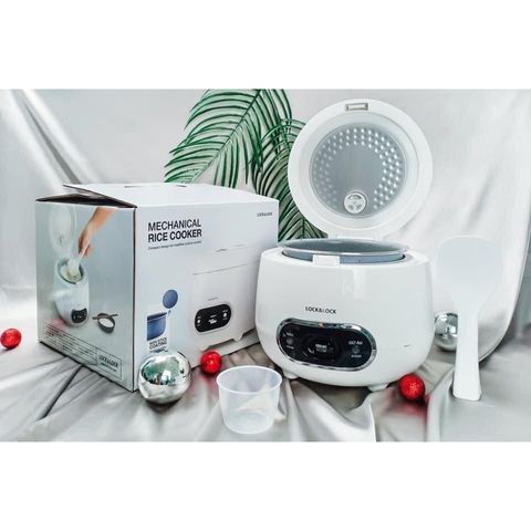 Nồi Cơm Điện Mini LocknLock EJR426 0,8L - Sang Trọng, Lòng 3 Lớp Chống Dính, Dễ Dàng Sử Dụng, Bảo Hành 2 Năm
