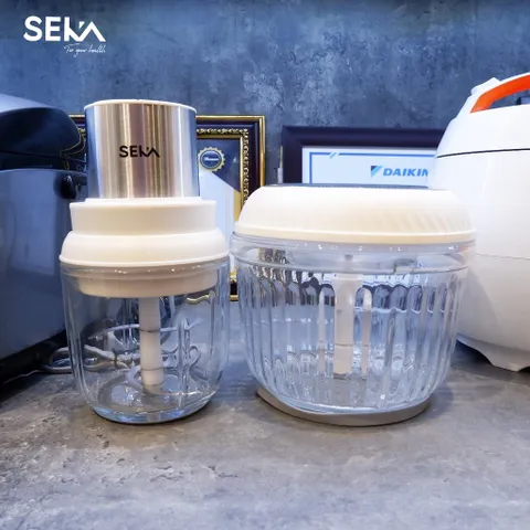 Máy Xay Thịt SEKA SK2287 Đa Năng 500W - Bộ 2 Cối Thủy Tinh, Lưỡi Dao 4/6 Cánh, Thiết Kế An Toàn, Hiệu Suất Cao, Sản Phẩm Chính Hãng