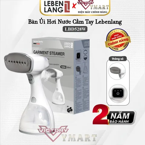Bàn Là Hơi Nước Cầm Tay LEBENLANG LBD528W 1500W 300ML - Văn Phòng, Du Lịch - Bảo Hành 24 Tháng Chính Hãng