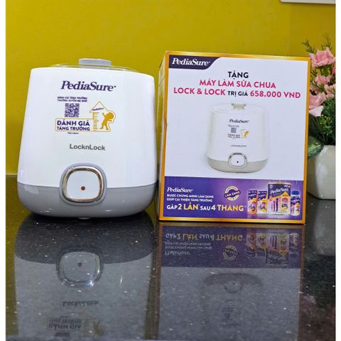Máy Làm Sữa Chua Tự Động Lock&Lock EJY110SLV 1000ml - Uống Men Tại Nhà, Bảo Hành 24 Tháng, Thiết Kế Sang Trọng