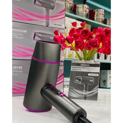 Máy Sấy Tóc Lebenlang LBH3088H 2100W - Gấp Gọn, Công Nghệ Ion, Chống Xơ Rối, Sấy Nhanh, Tiện Dụng Cho Du Lịch