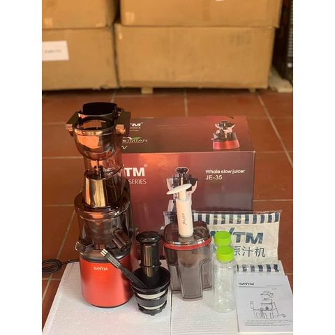 Máy Ép Trái Cây Chậm SAVTM JE-31 250W - Thiết Kế Hiện Đại, Giữ Nhiều Chất Dinh Dưỡng, Dễ Dàng Sử Dụng, Hàng Nội Địa Việt Nam