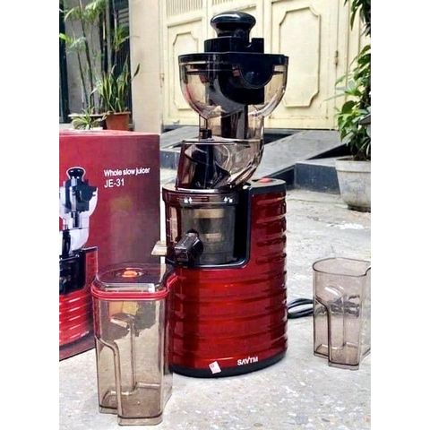 Máy Ép Trái Cây Chậm SAVTM JE-31 250W - Thiết Kế Hiện Đại, Giữ Nhiều Chất Dinh Dưỡng, Dễ Dàng Sử Dụng, Hàng Nội Địa Việt Nam