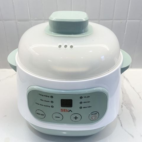 Nồi Nấu Chậm SEKA 1L GT68 - Đa Năng 6 Chức Năng Hấp, Nấu Cháo, Giữ Nhiệt - Thiết Kế Hiện Đại, Bảo Hành 12 Tháng