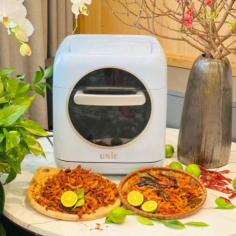 Nồi Chiên Hơi Nước Cao Cấp Unie Steam Color 1800W, 15L, Công Nghệ Chiên Hấp 2in1, Điều Khiển Cảm Ưng - Chính Hãng
