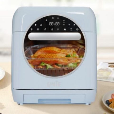 Nồi Chiên Hơi Nước Cao Cấp Unie Steam Color 1800W, 15L, Công Nghệ Chiên Hấp 2in1, Điều Khiển Cảm Ưng - Chính Hãng