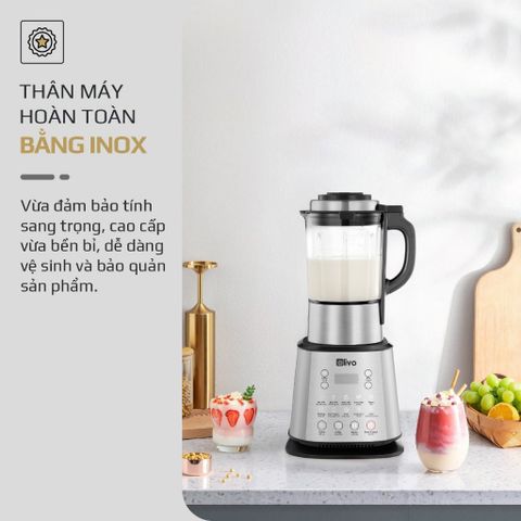 Máy Làm Sữa Hạt OLIVO X20 PLUS Phiên Bản Mới - Tạm Dừng Thông Minh - Vệ Sinh Khử Khuẩn - Chính Hãng