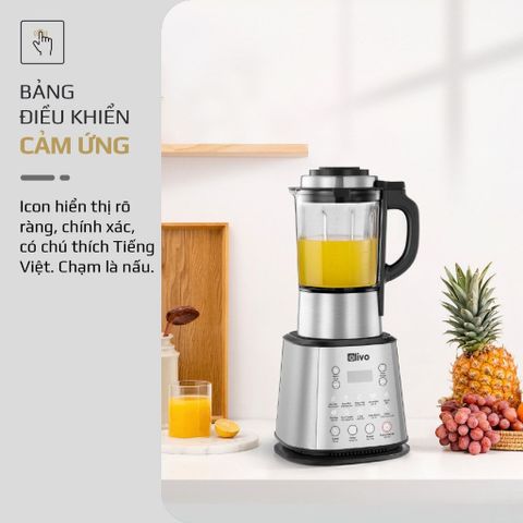 Máy Làm Sữa Hạt OLIVO X20 PLUS Phiên Bản Mới - Tạm Dừng Thông Minh - Vệ Sinh Khử Khuẩn - Chính Hãng