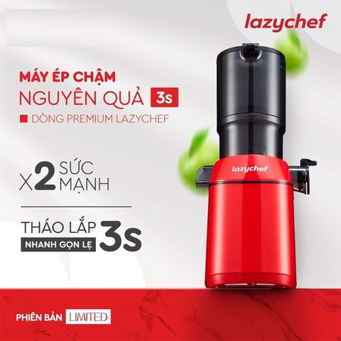 Máy Ép Chậm Nguyên Quả Lazychef 3S LC04ME Premium 200W - Máy Ép Trái Cây, Làm Kem Tươi, Thiết Kế Tiện Lợi và Hiệu Quả Cao
