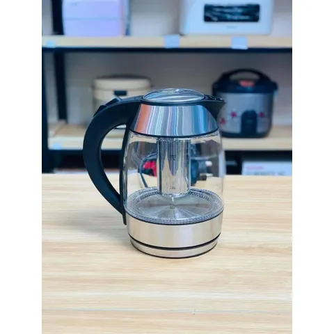 Ấm Siêu Tốc Thủy Tinh Lebenlang LBE2819 1.8L - Đun Nước Nhanh Chóng, Lõi Lọc Trà - Bảo Hành 2 Năm, Chất Liệu An Toàn