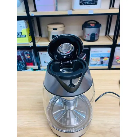 Ấm Siêu Tốc Thủy Tinh Lebenlang LBE2819 1.8L - Đun Nước Nhanh Chóng, Lõi Lọc Trà - Bảo Hành 2 Năm, Chất Liệu An Toàn
