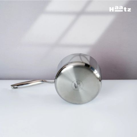 Quánh Inox 316 Đúc Đáy Liền Haatz HYP316 Size 16cm - Chịu Nhiệt, An Toàn Sức Khỏe, Bảo Hành 5 Năm - Dụng Cụ Nhà Bếp Cao Cấp