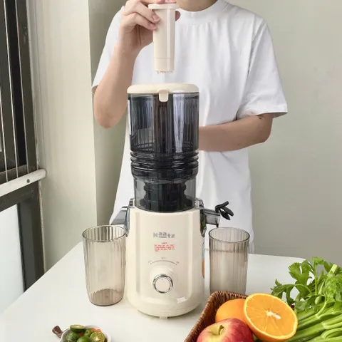 Máy Ép Chậm Haatz HSJ368 Công Suất 300w Máy Ép Nguyên Quả, Kiệt Bã - Hàng Chính hãng Bảo Hành 2 Năm