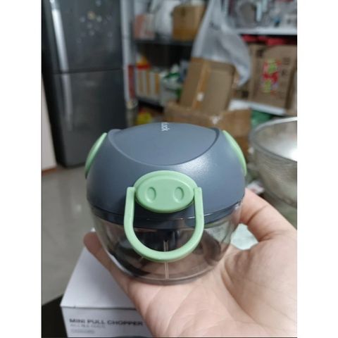 Dụng Cụ Xay Tỏi Ớt Cầm Tay LocknLock CKS321GRN 180ml Hình Heo Ngộ Nghĩnh - Băm Rau Củ Quả Tiện Lợi Cho Nhà Bếp