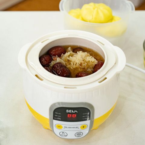 (Bảo Hành 1 Năm) Nồi Nấu Cháo Chậm SEKA SK6132 Dung Tích 0.8L, 6 Tính Năng, Hàng Chính Hãng