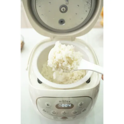 Nồi Cơm Điện Mini 1.2L Lòng Gốm HAATZ CIM250 - 500W, 6 Chế Độ, Hẹn Giờ, An Toàn và Tiện Lợi cho Gia Đình Nhỏ